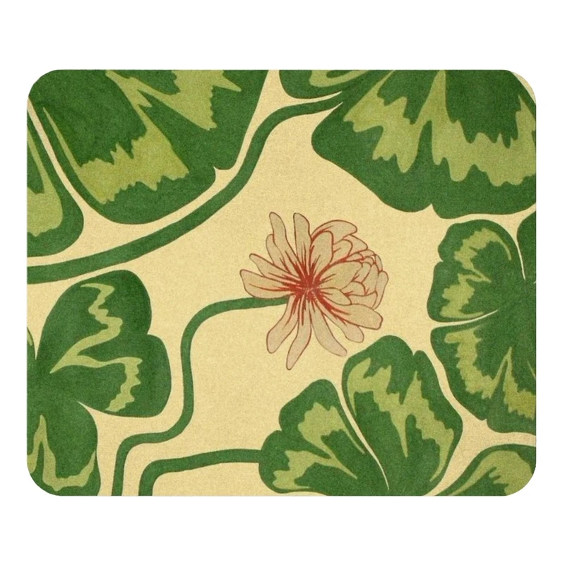 ماوس پد مدل نيلوفر آبی سایز 19x24 سانتی متر