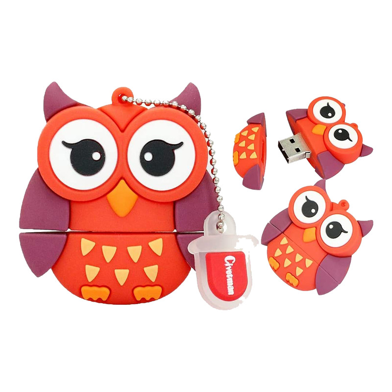فلش مموری طرح جغد بزرگ مدل UL-Owl02 ظرفیت 128 گیگابایت