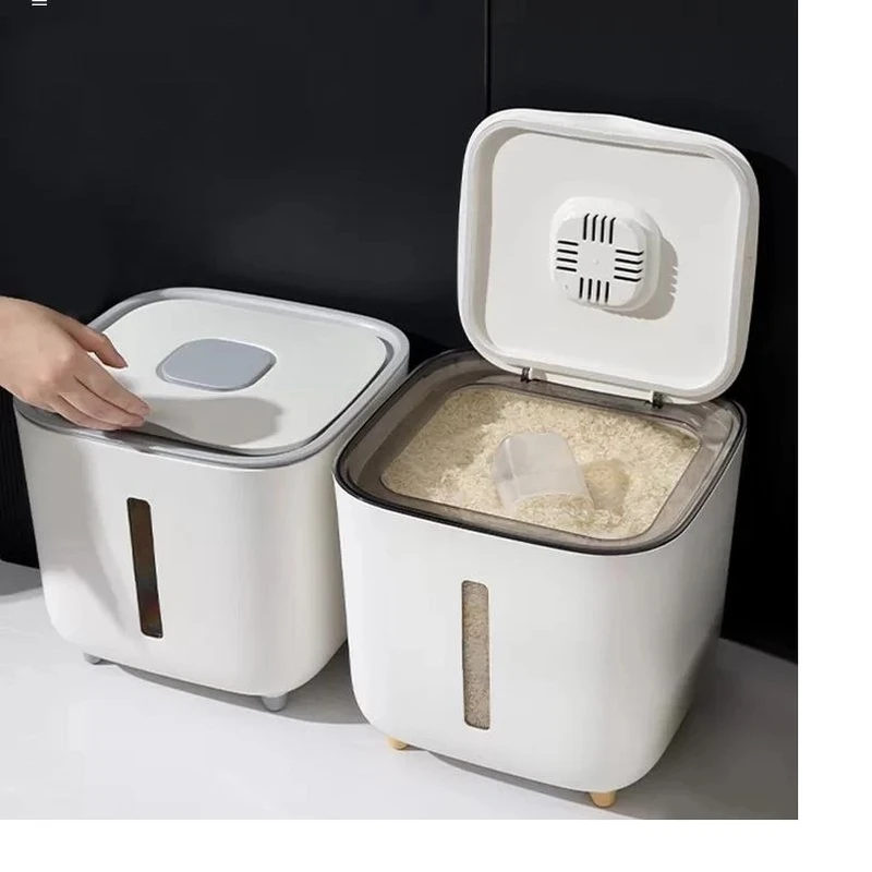 عکس شماره 8 : سطل برنج مدل مکعبی کد 1369n2180 ظرفیت 10 کیلوگرم