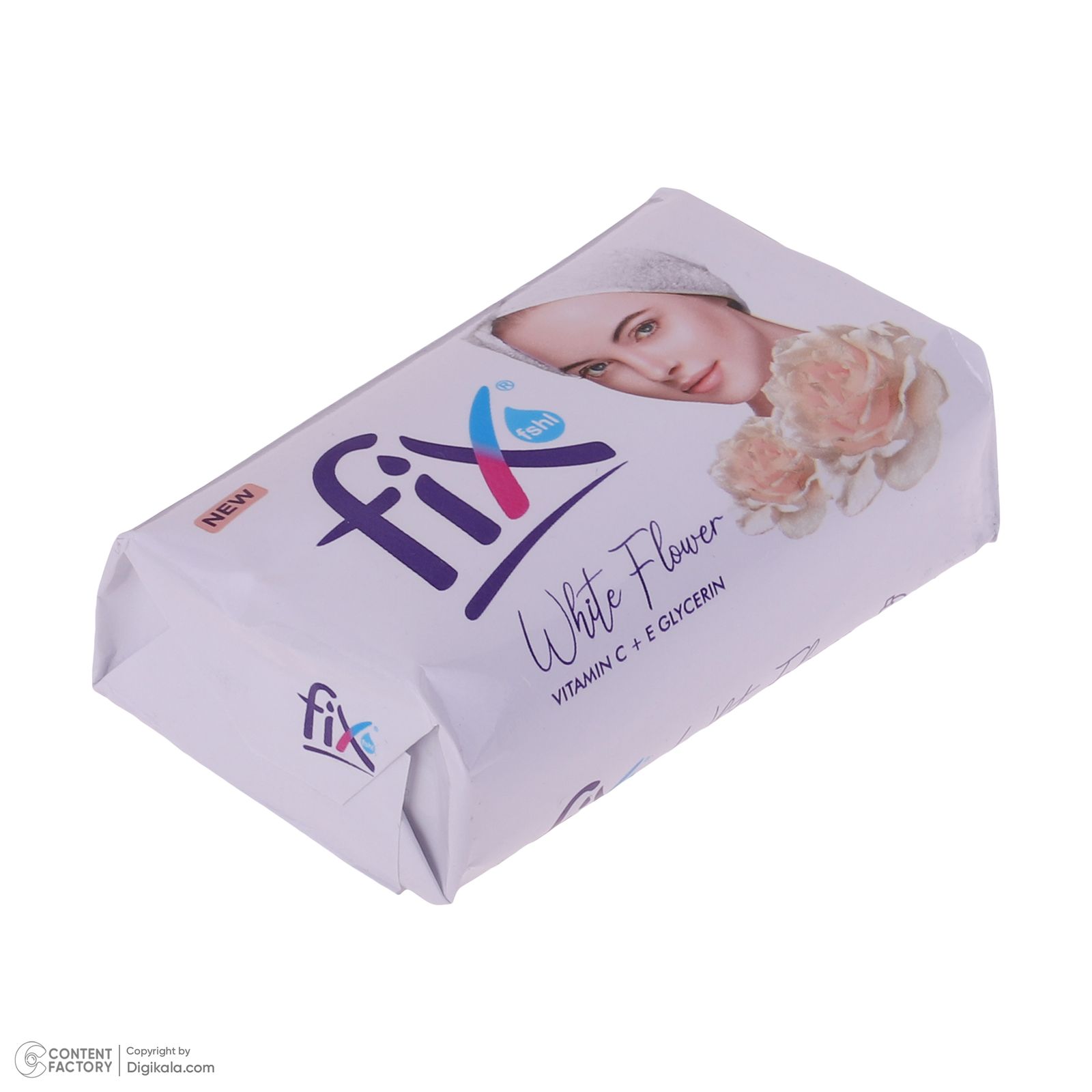 صابون شستشو فیکس مدل White Flower وزن 90 گرم بسته 6 عددی -  - 4