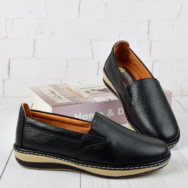 کفش روزمره زنانه مدل چرم طبیعی 4139