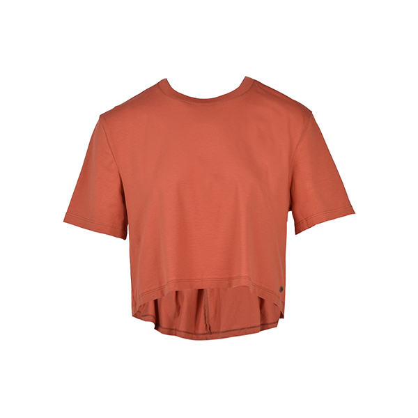تی شرت آستین کوتاه زنانه بادی اسپینر مدل 5336 کد 1 رنگ آجری