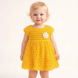 پیراهن بدون آستین یقه هفت دخترانه مدل نیکا