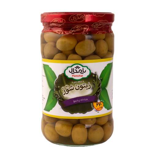 زیتون شور باهسته پامچال - 670 گرم