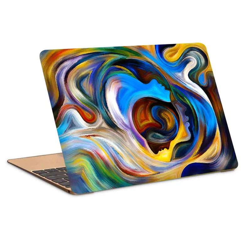 استیکر لپ تاپ مدل woman oil painting 7 کد c-999 مناسب برای لپ تاپ 15.6 اینچ