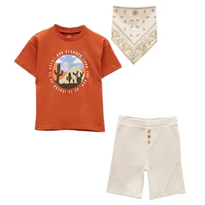 ست 3 تکه لباس پسرانه ال سی وایکیکی مدل کابویی