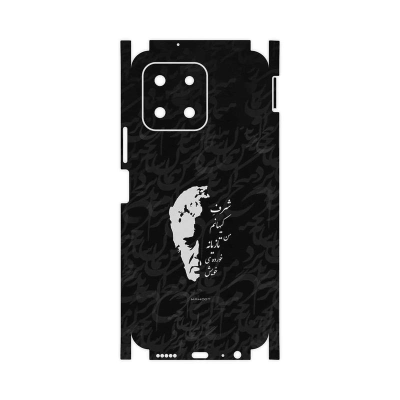برچسب پوششی ماهوت مدل Ahmad_Shamlou-FullSkin مناسب برای گوشی موبایل آنر X6