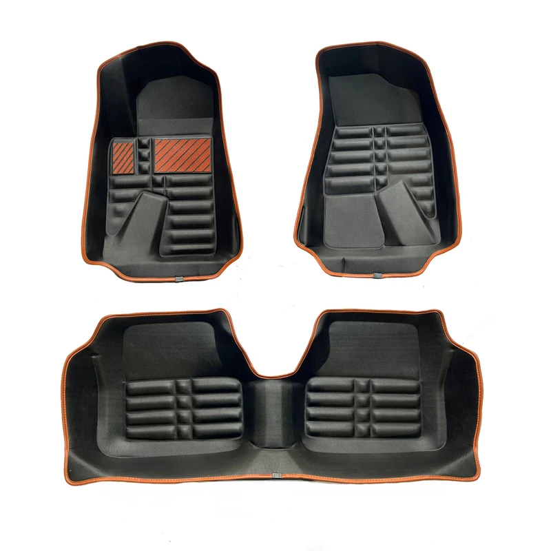 کفپوش پنج بعدی خودرو مدل نواردار مناسب برای سمند