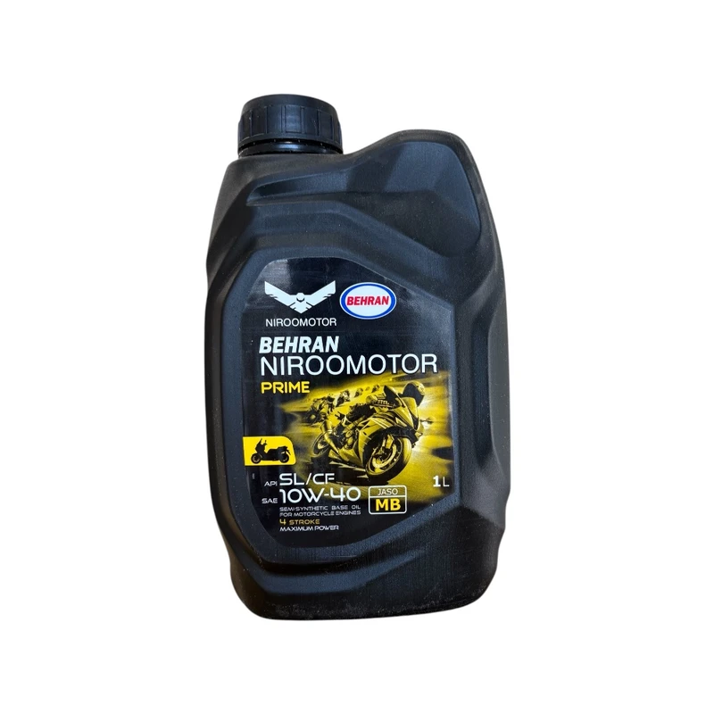 روغن موتور سیکلت تمام سنتتیک نیرو موتور مدل SL 10W-40 حجم 1 لیتر