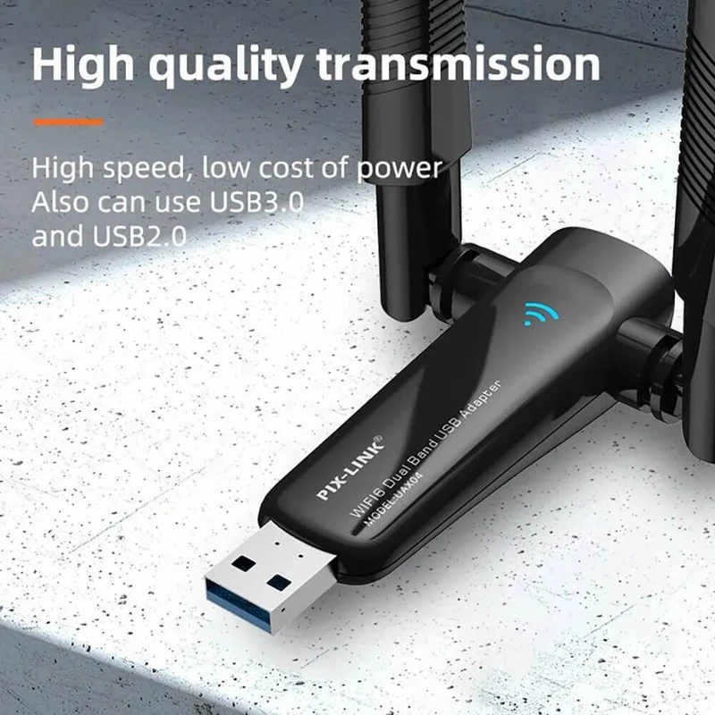 عکس شماره 5 : usb کارت شبکه پیکس لینک مدل uax04