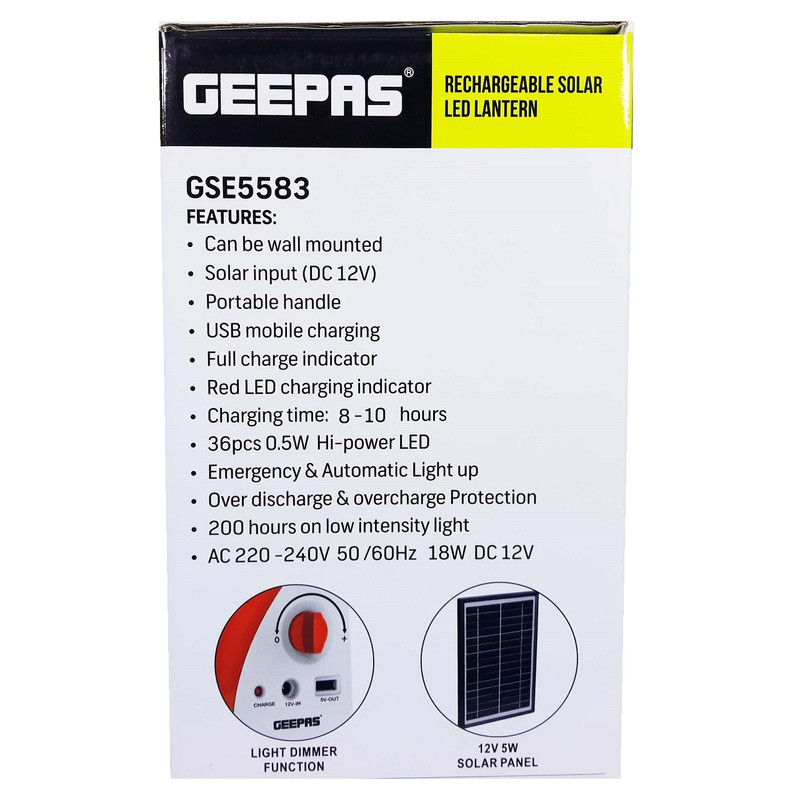 سیستم روشنایی خورشیدی جی پاس مدل GSE5583 کد K11