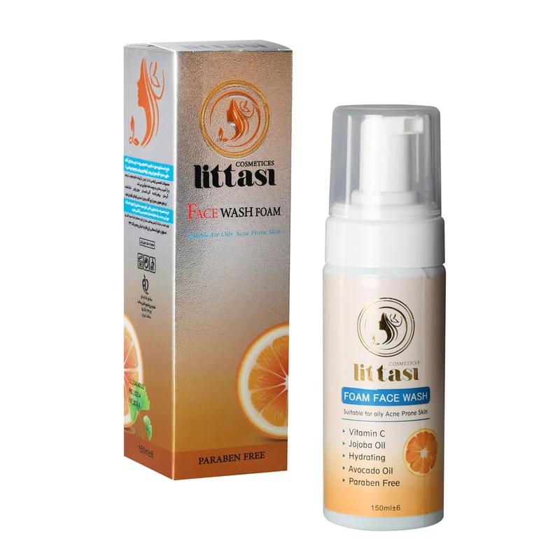 فوم شستشو صورت لیتاسی مدل 02 حجم 150 میلی لیتر
