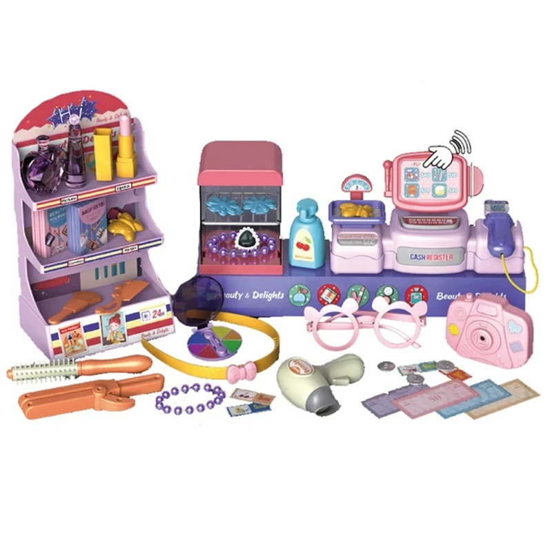 اسباب بازی مدل صندوق فروشگاهی لوازم آرایشی 