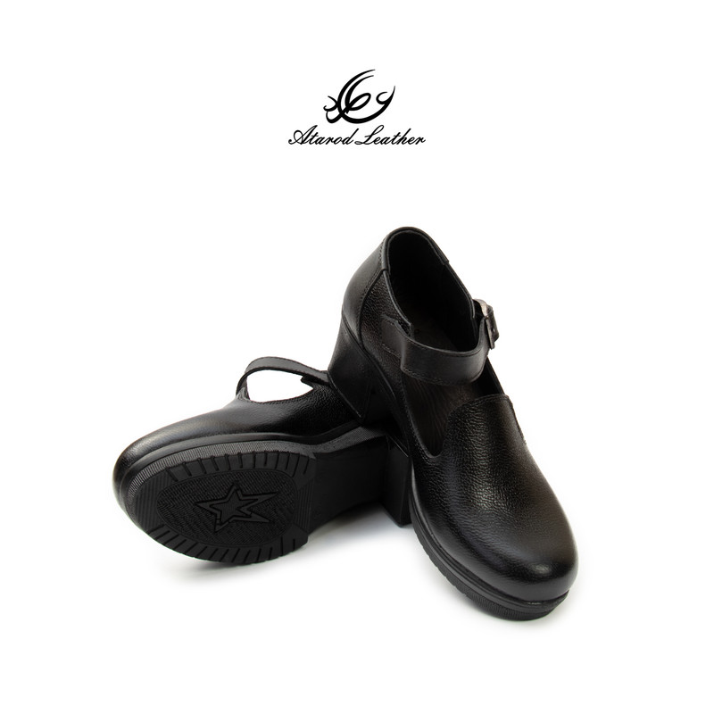 کفش زنانه چرم عطارد مدل چرم طبیعی کد SH325