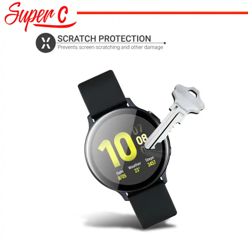 محافظ صفحه نمایش نانو سوپرسی مدل SRC مناسب برای ساعت هوشمند سامسونگ Galaxy Watch Active 2 40mm بسته سه عددی