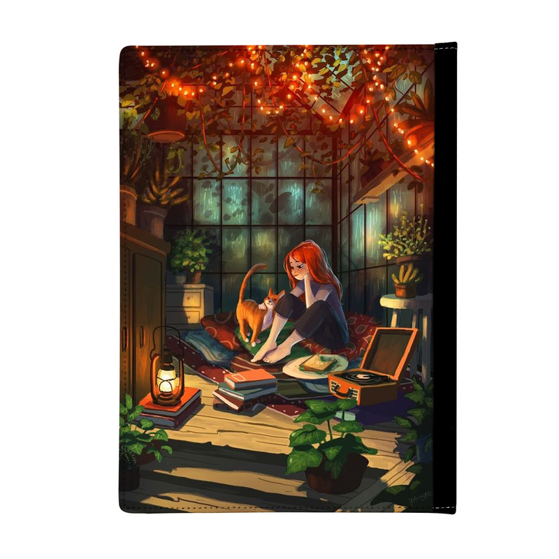 کلاسور طرح دختر کتابخون مدل kel2038