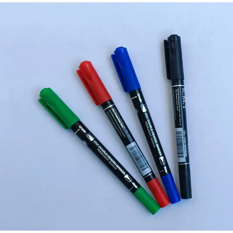ماژیک سی دی کی ام تی مدل دو سر کد K-212 بسته 4 عددی