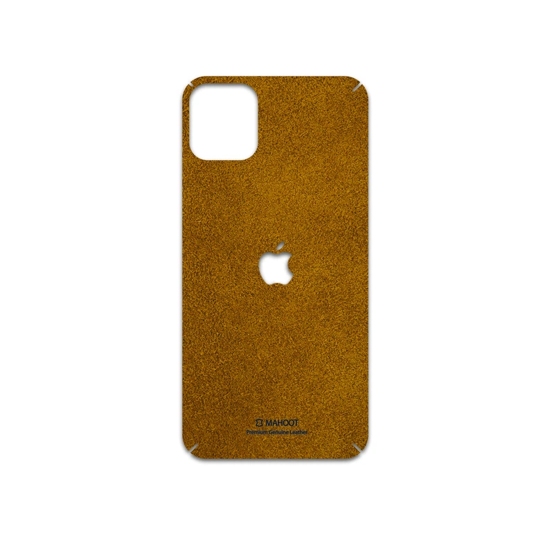 برچسب پوششی ماهوت مدل Brown-Chamois-Leather مناسب برای گوشی موبایل اپل iPhone 11