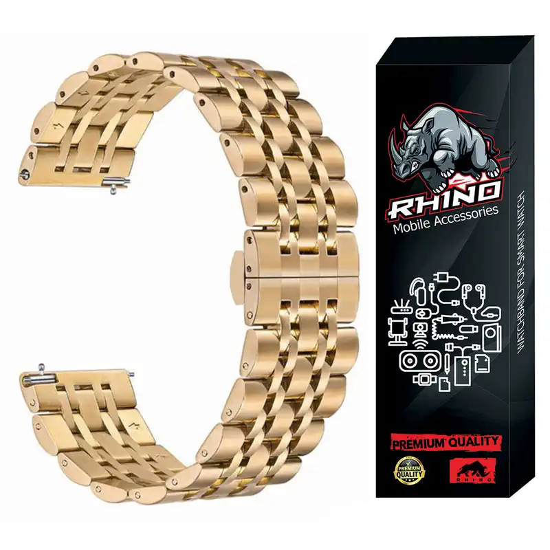 بند راینو مدل 7bead مناسب برای ساعت هوشمند کیو سی وای GTC