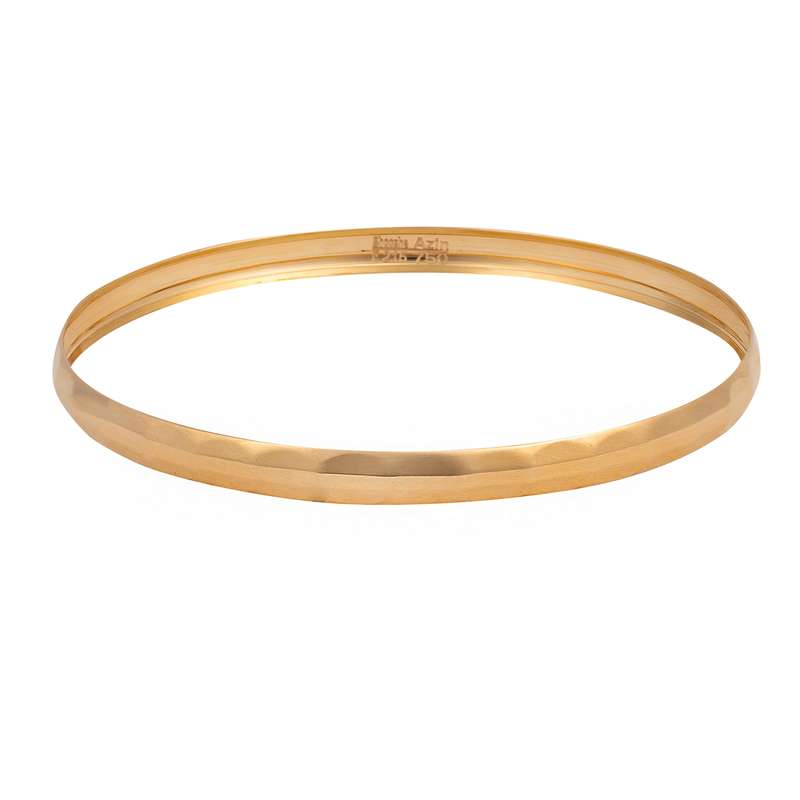 النگو طلا 18 عیار زنانه رستا گالری مدل دو وجهی 14030211 النگو طلا 18 عیار زنانه رستا گالری مدل دو وجهی 14030211