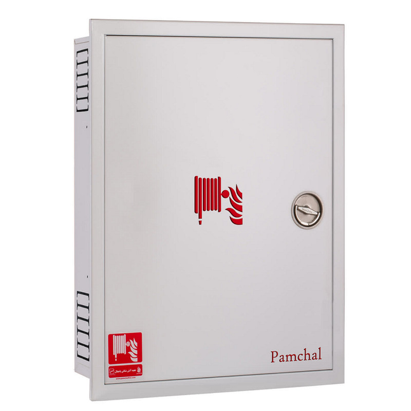 جعبه آتش نشانی صنعتی پامچال مدل استاندارد تک کابین کد p101