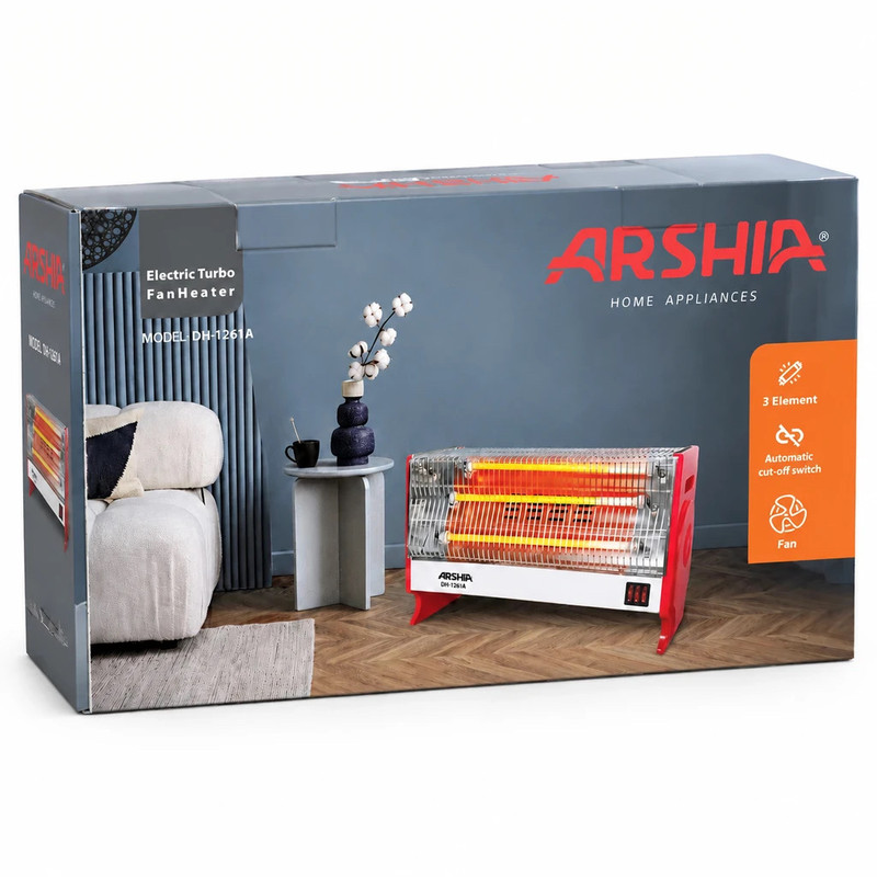 بخاری برقی عرشیا مدل فن دار کد DH-1261A