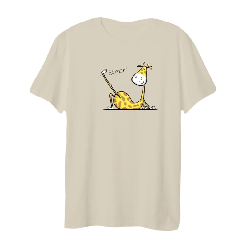 تی شرت آستین کوتاه زنانه مدل زرافه کد ۳