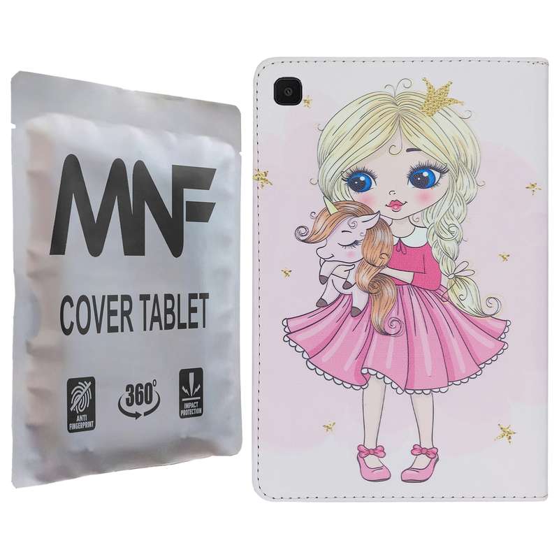 کیف کلاسوری ام ان اف طرح دختر فانتزی و یونی کورن کد M-232 مناسب برای تبلت سامسونگ Galaxy Tab A7 10.4 2020 / T505 کیف کلاسوری ام ان اف طرح دختر فانتزی و یونی کورن کد M-232 مناسب برای تبلت سامسونگ Galaxy Tab A7 10.4 2020 / T505