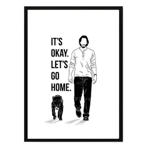 تابلو مدل Lets go home کد 248901726