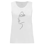 تاپ زنانه آیرون داک طرح نیمرخ چهره مدل ToSW27