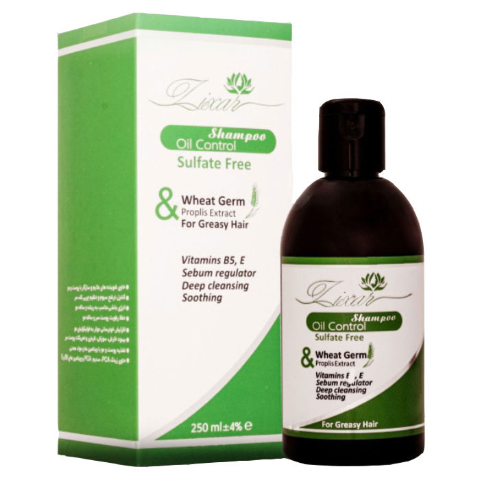 شامپو مو زیکسار مدل wheat germ حجم 250 میلی لیتر