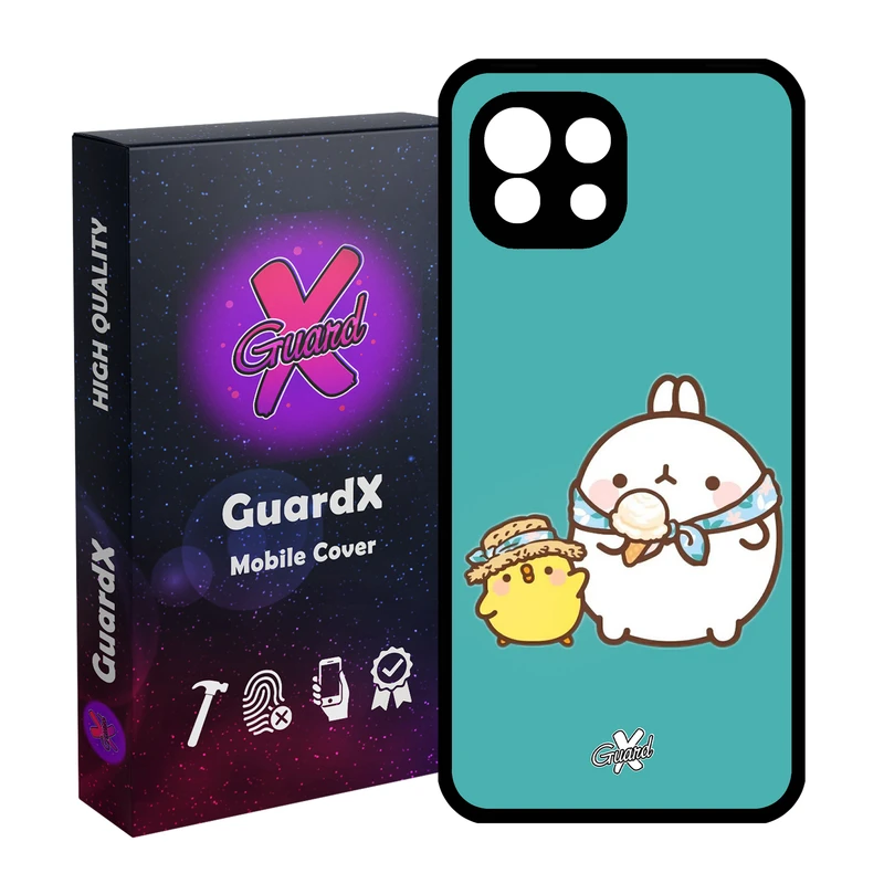 کاور گارد ایکس طرح مولانگ مدل Glass10312 مناسب برای گوشی موبایل شیائومی Mi 11 Lite