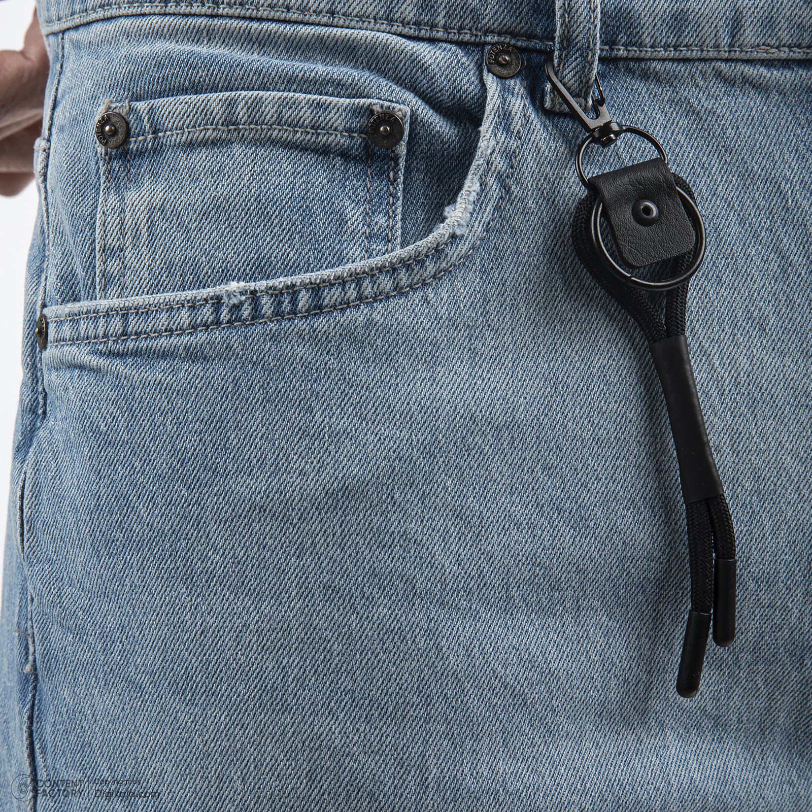 شلوار جین مام فیت مردانه پوتنزا مدل 92342015-3 - - 5