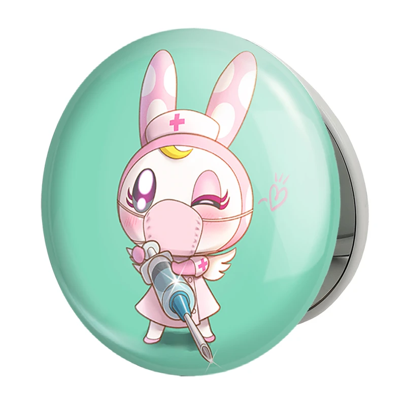 آینه جیبی خندالو طرح بازی انیمال کراسینگ (Animal Crossing) مدل تاشو کد 32632