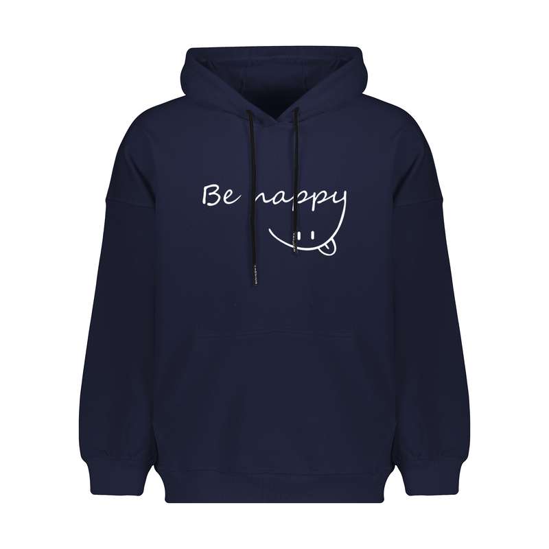 هودی زنانه مدل لش استایل کد ART-2053-HSN رنگ سرمه ای