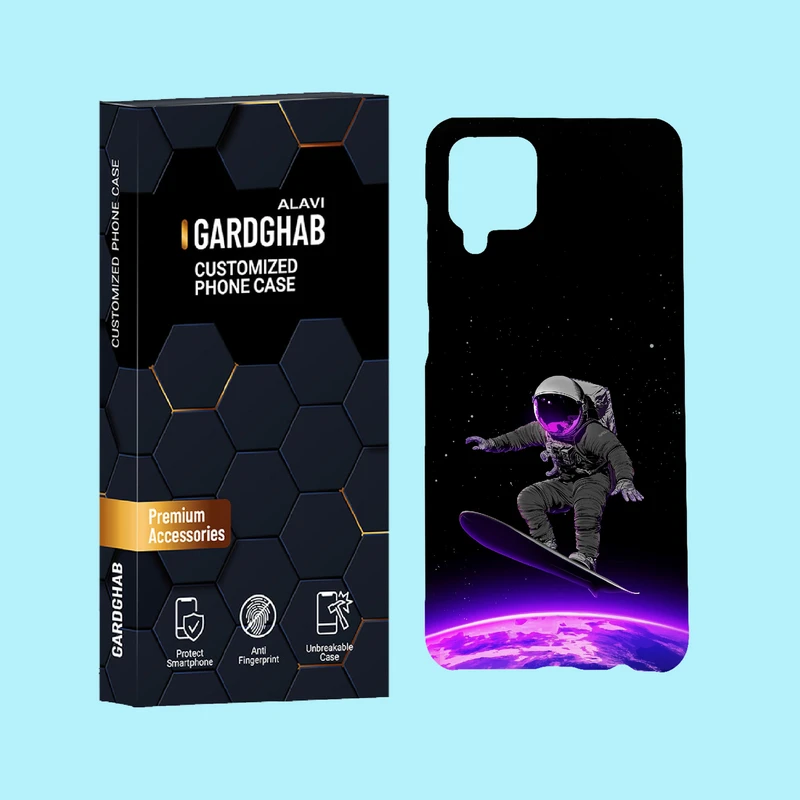 کاور گارد قاب علوی مدل فضانورد مناسب برای گوشی موبایل سامسونگ Galaxy A12