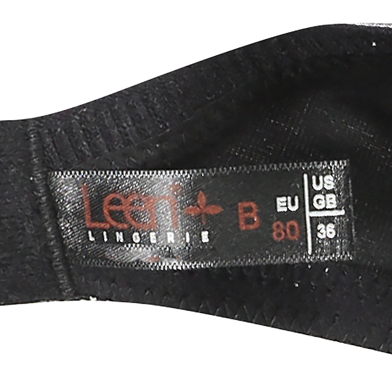 سوتین زنانه لین مدل فنردار کد 606 رنگ مشکی