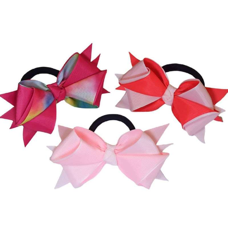 کش مو دخترانه مدل پاپیون کد 131 بسته 3 عددی