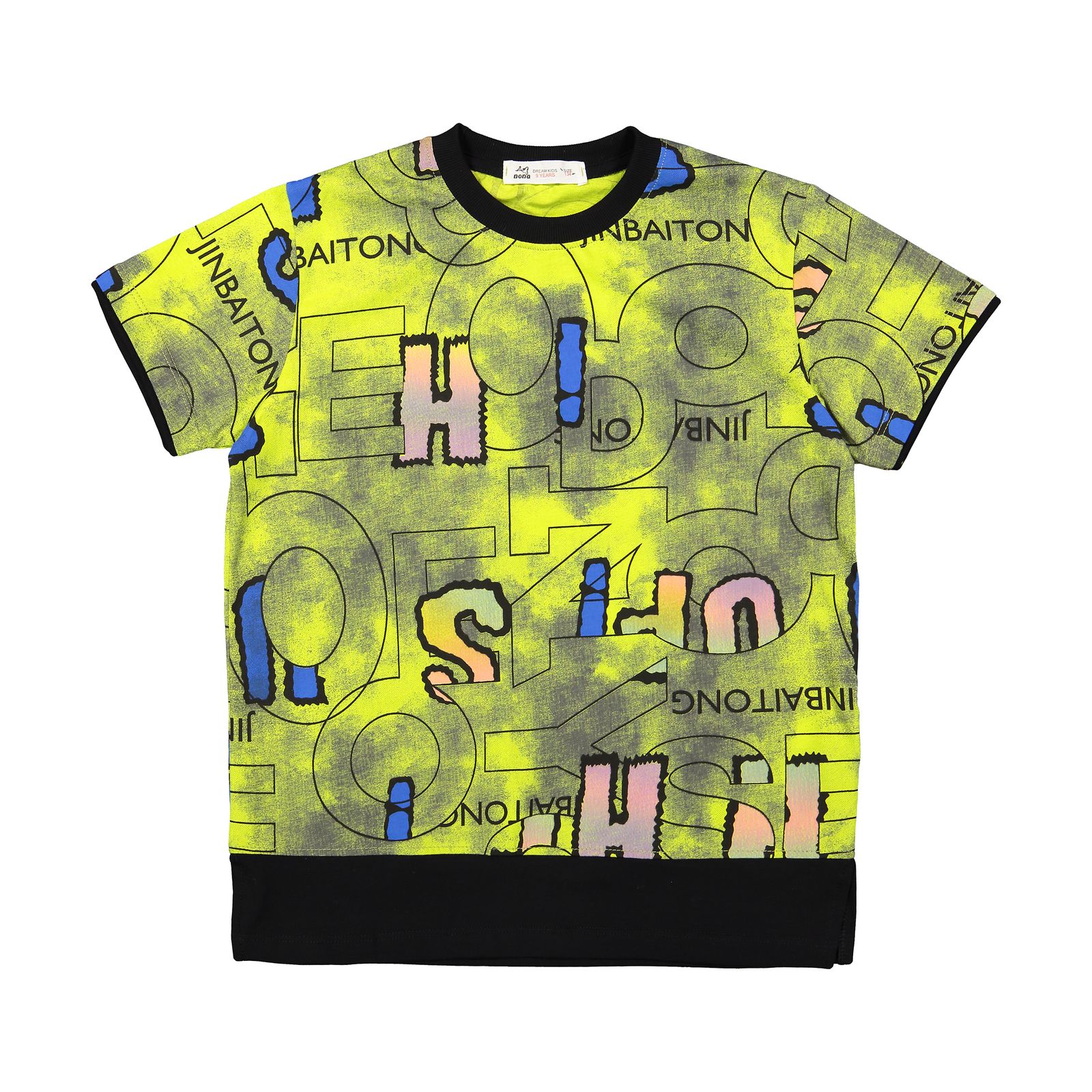 تی شرت آستین کوتاه پسرانه نونا مدل 2211816-23 - - 6