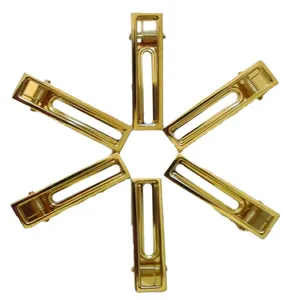 گیره مو دخترانه طرح مستطیل بسته 6 عددی