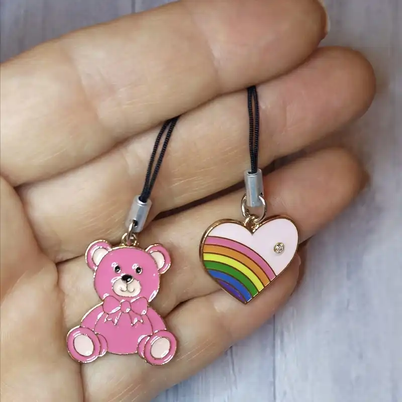 بند فلش مدل قلب و خرس بسته 2 عددی