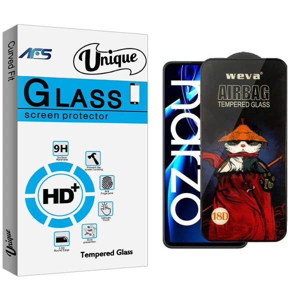 محافظ صفحه نمایش ای اف اس مدل Unique Airbag مناسب برای گوشی موبایل ریلمی Narzo N55