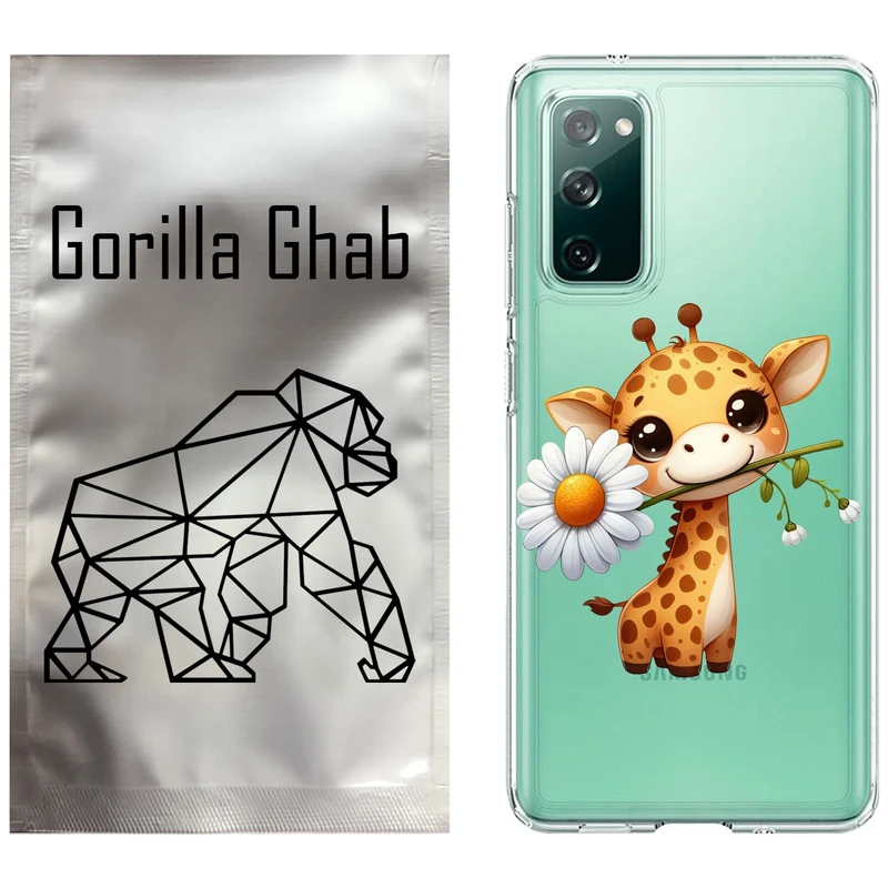 کاور گوریلا قاب مدل CLG کد 38 طرح زرافه مناسب برای گوشی موبایل سامسونگ Galaxy S20 FE