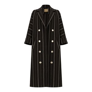 مانتو زنانه السانا مدل سانای کد 226401 رنگ مشکی