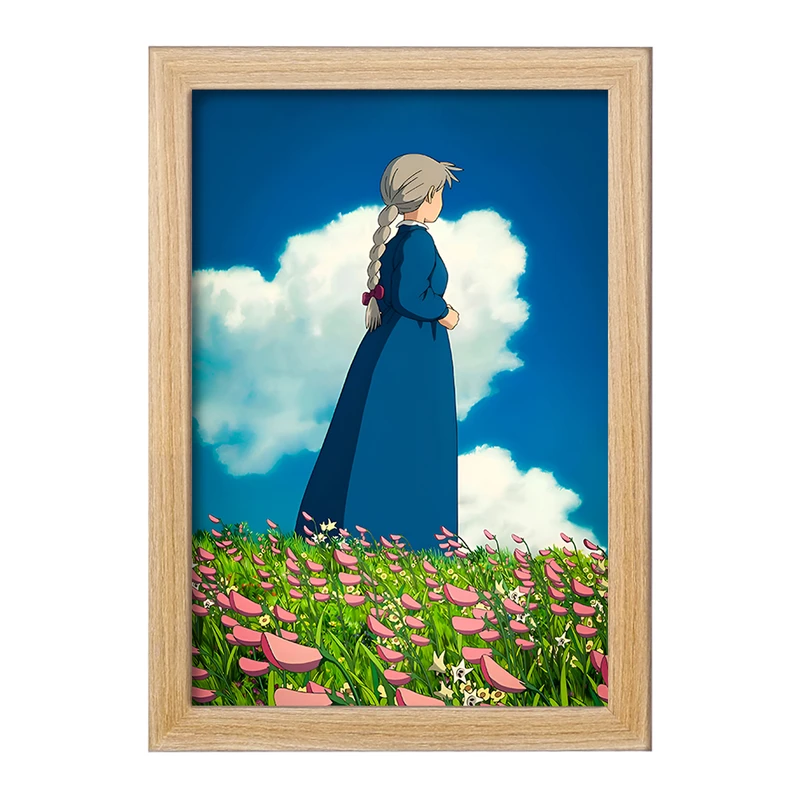 تابلو خندالو مدل سوفیا انیمه قلعه متحرک هاول کد F5961