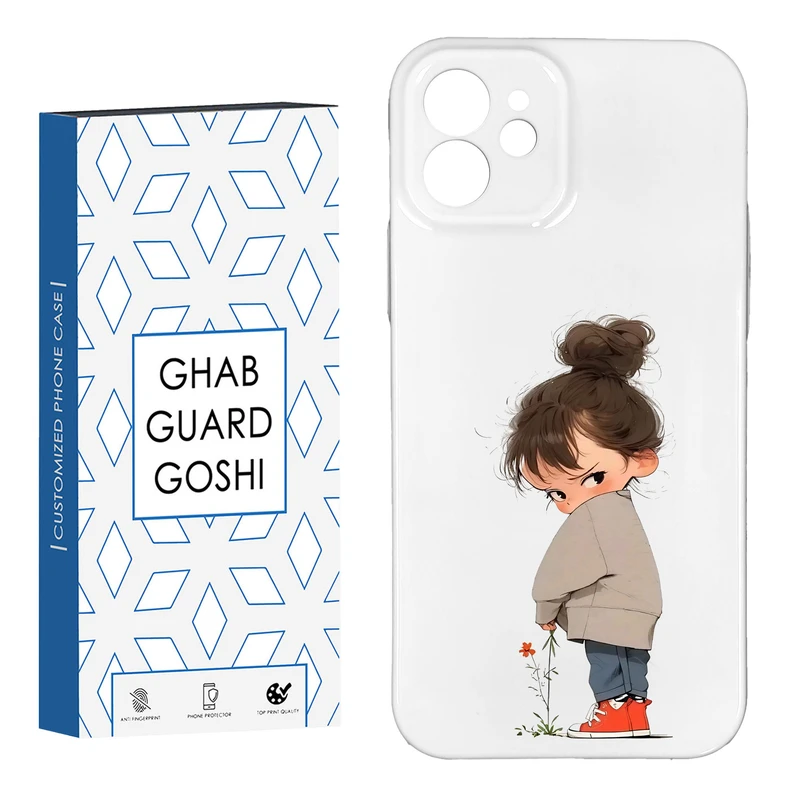 کاور قاب گارد گوشی طرح فانتزی دختر ملوس کد HARD-03 مناسب برای گوشی موبایل اپل IPHONE 12
