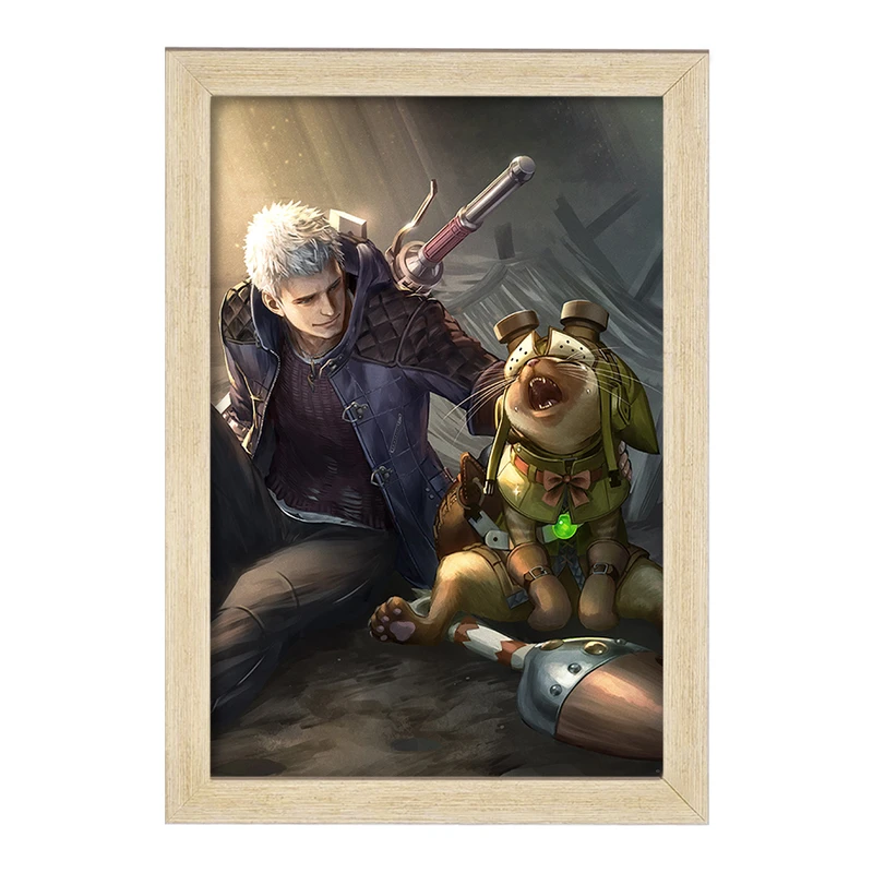 تابلو خندالو مدل بازی شکارچی هیولا (Monster Hunter) کد 33255