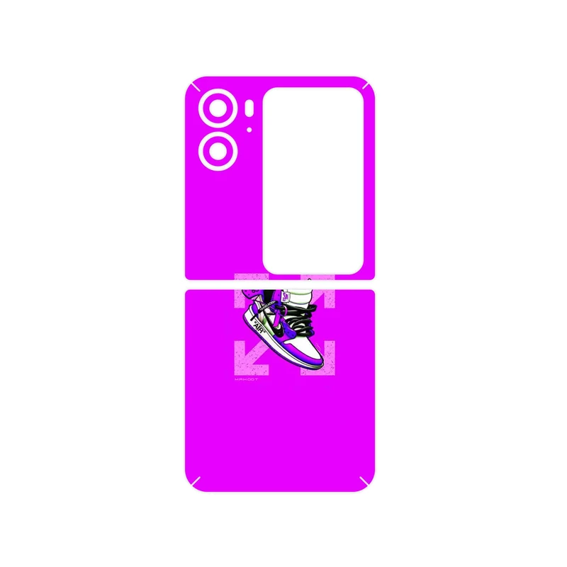 برچسب پوششی ماهوت مدل Nike Air Sneaker Digital Art مناسب برای گوشی موبایل اپو Find N2 Flip