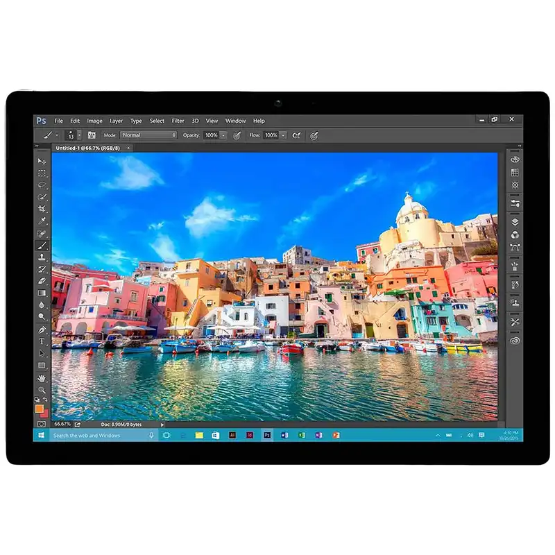 تبلت مایکروسافت مدل Surface Pro 4 - B به همراه محافظ صفحه نمایش Pro Plus و محافط بدنه Shiny Frosted