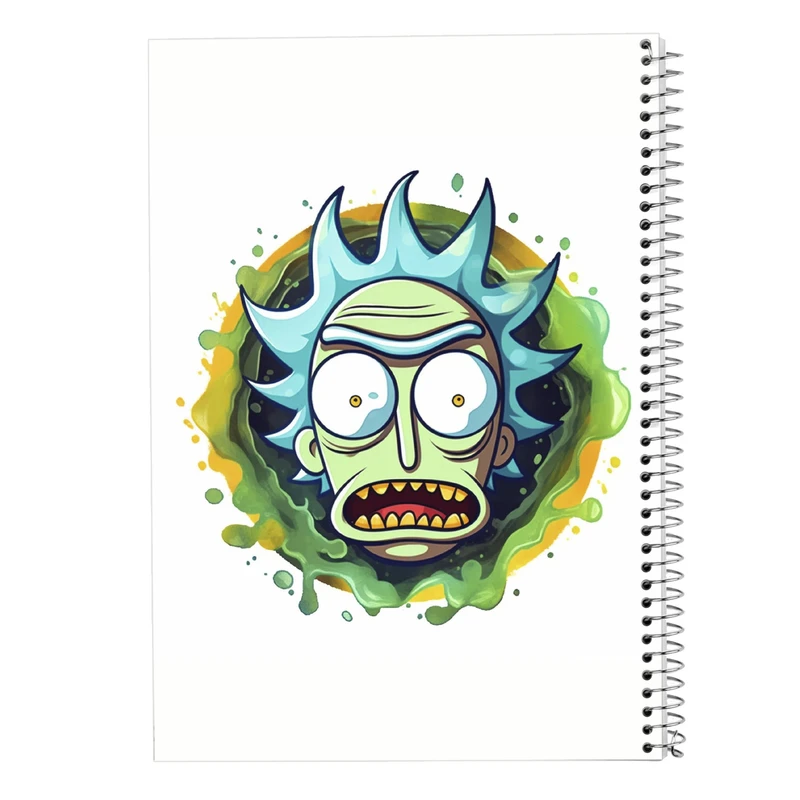 دفتر مشق 100 برگ مدوپد مدل ریک اند مورتی rick&morty کد DF10879